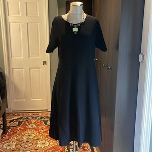UNIQLO short sleeve black a-line dress in XL